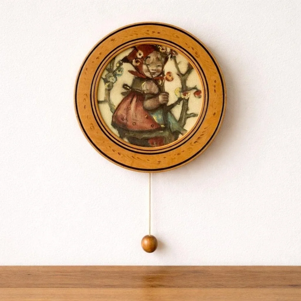 Reuge Swiss Musical Wall Plaque Fascination West Germany Hummel Folk Art 5724